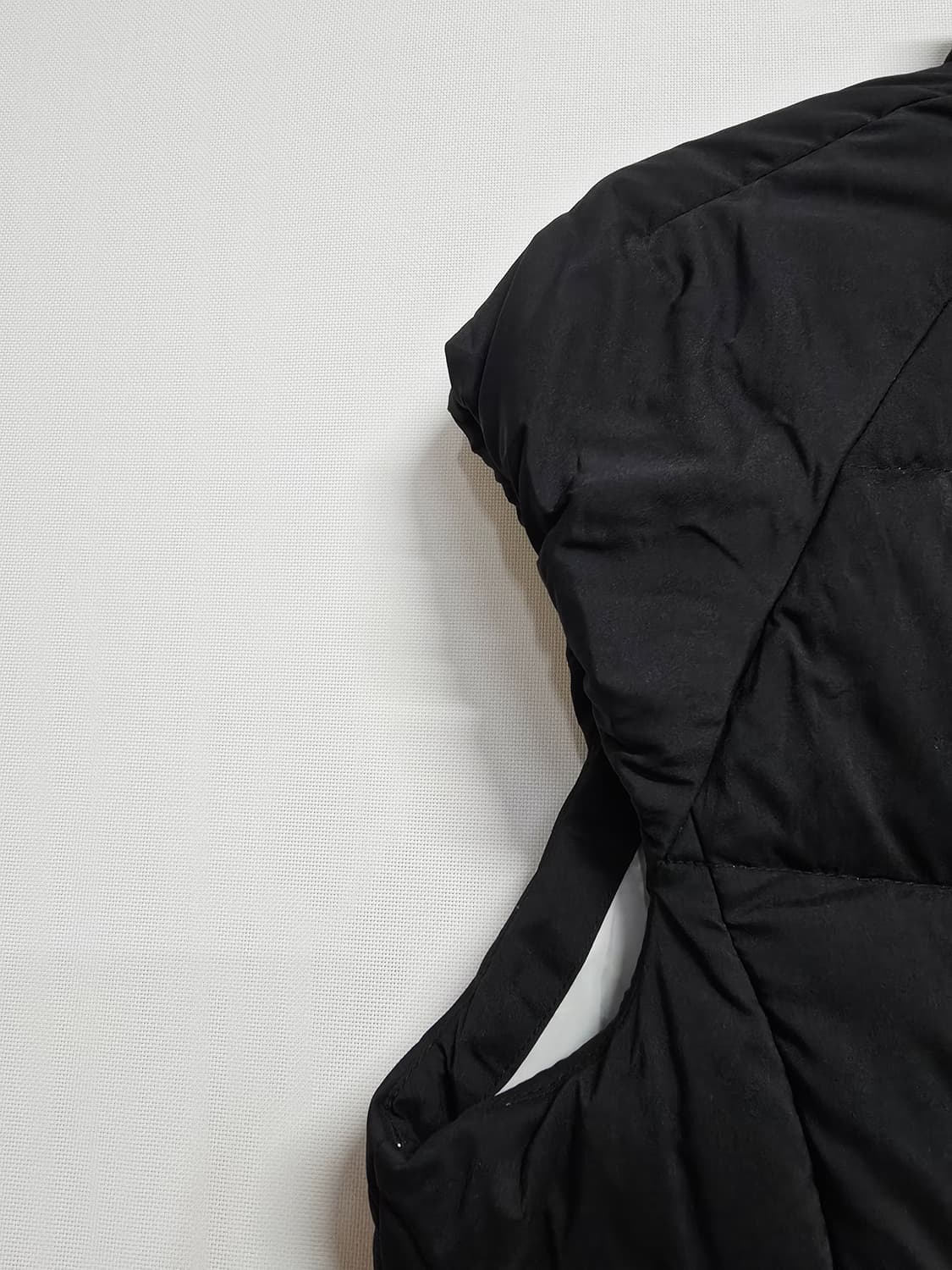 아이더 블랙 다운패딩 조끼 여성용90 상품이미지3