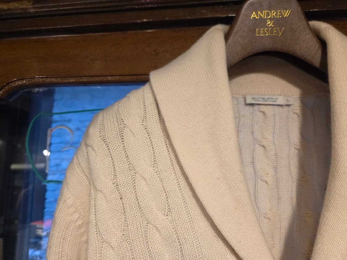 수트서플라이 숄칼라카디건 상품이미지2