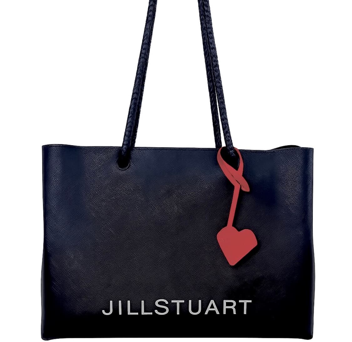 질스튜어트 하트참 블랙 라지 쇼퍼백 상품이미지1