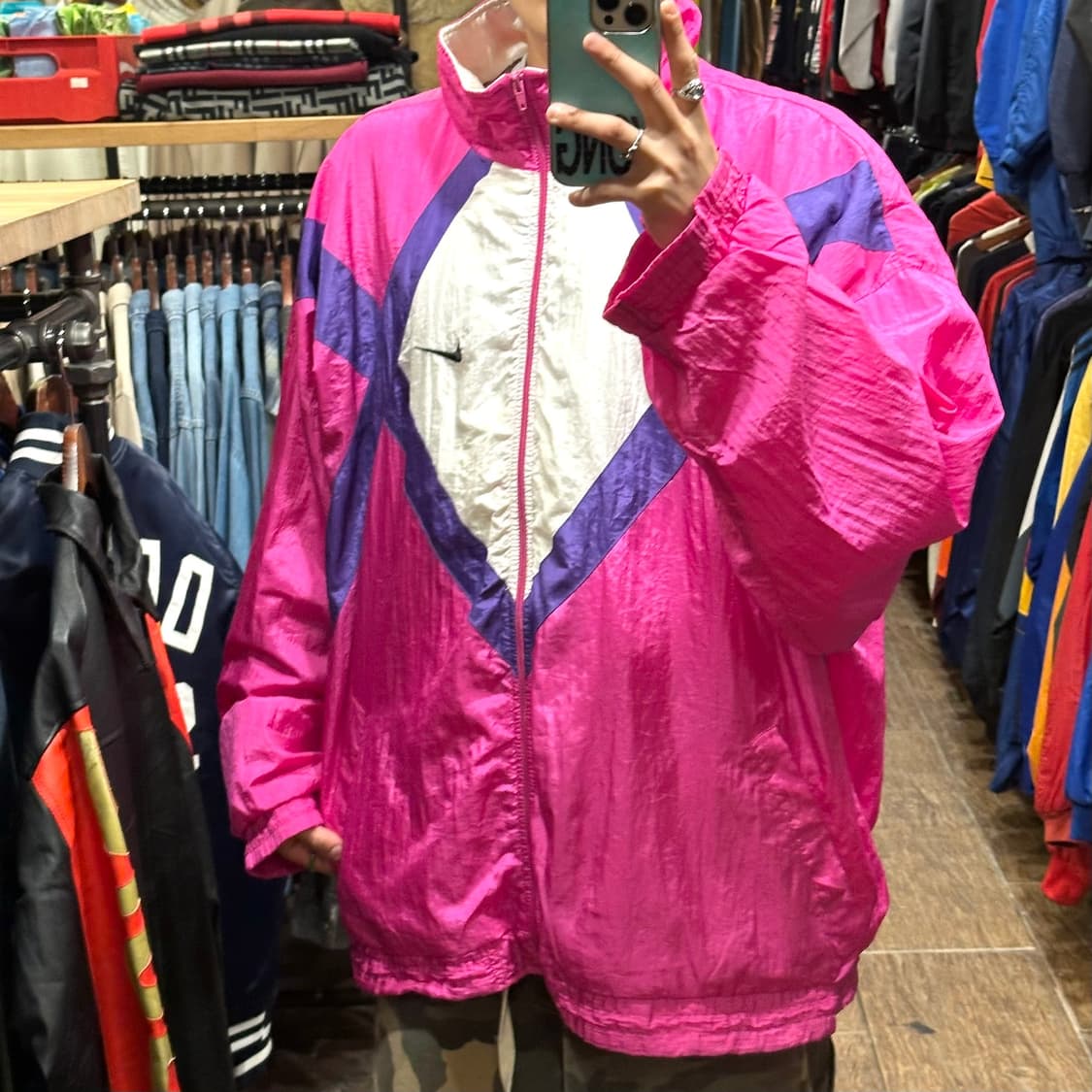 [HI] 나이키 바람막이 핑크 상품이미지3