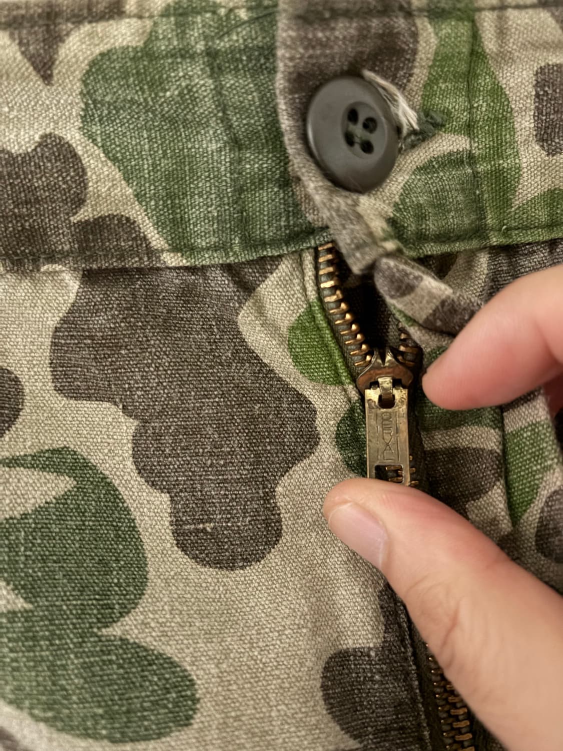 70‘s Vtg Duck hunter camo Fatigue Pant  상품이미지4
