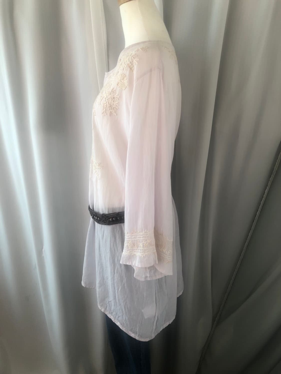 727. boho ivory blouse 상품이미지3