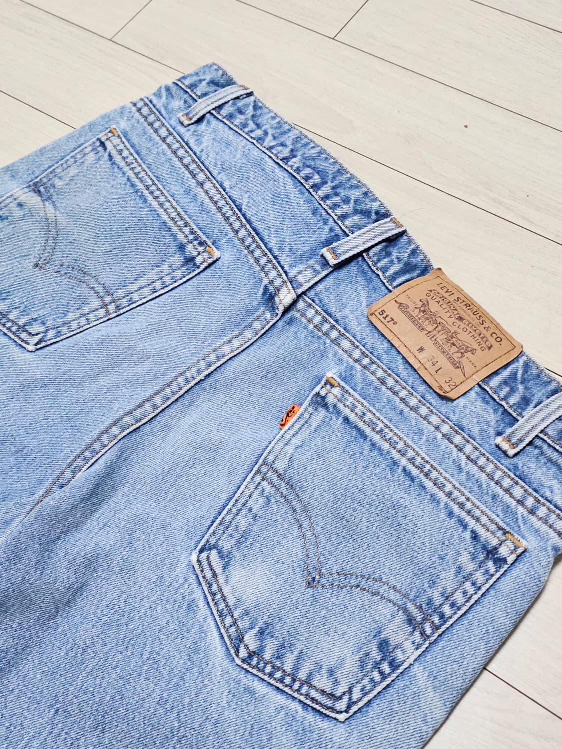 빈티지 리바이스 517 오렌지탭 34/32 판매 상품이미지3