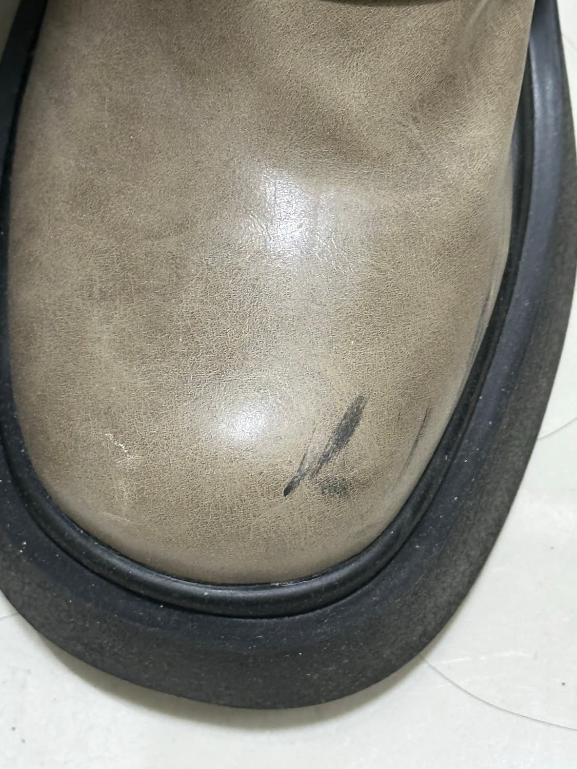 시너진 WESTERN BUCKLE BOOTS BEIGE 상품이미지3