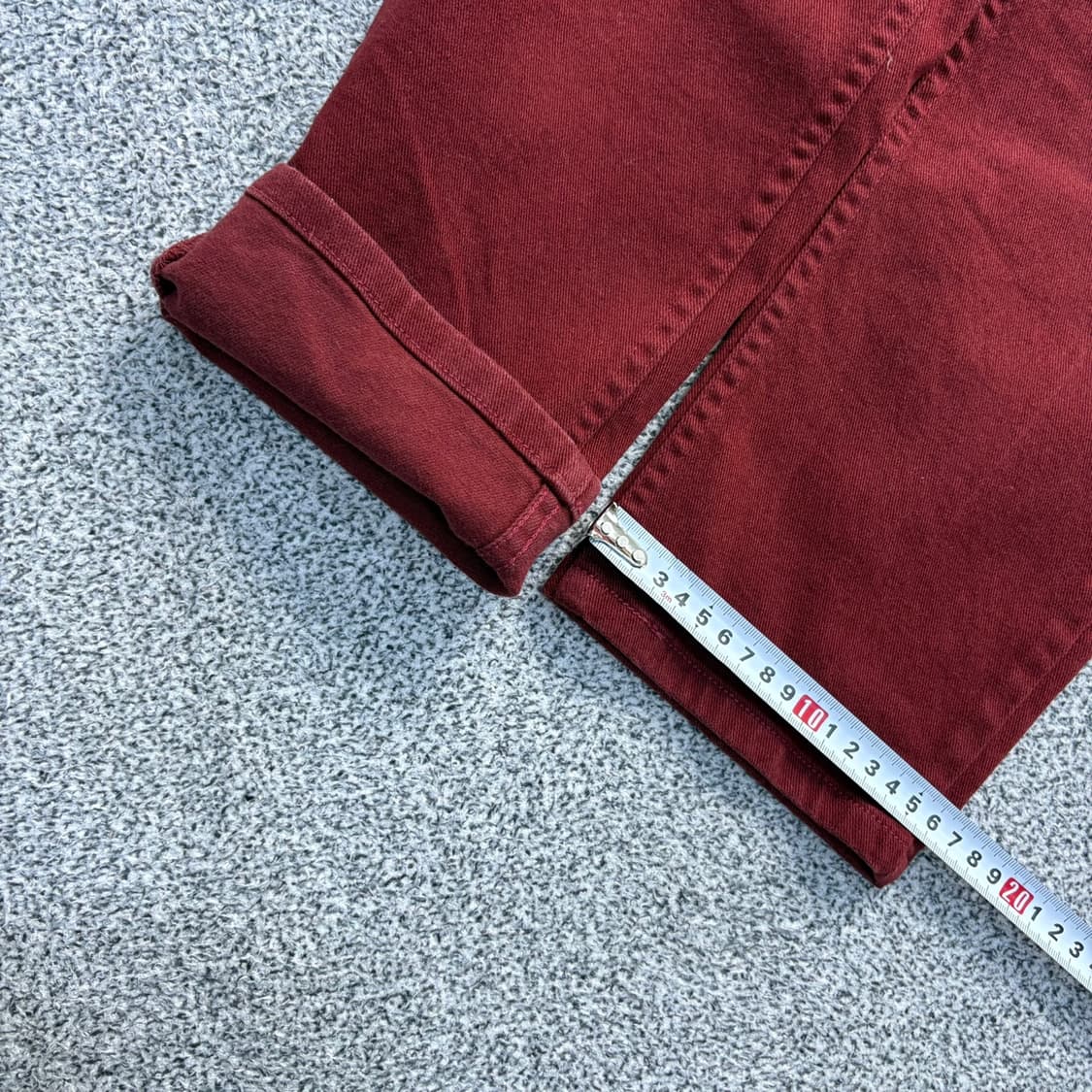 4 REG M 리바이스 550 버건디 면바지 0608J2 상품이미지9