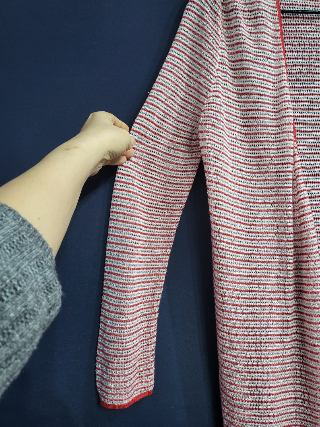 쟈딕앤볼테르 메탈릭 은사 가디건 상품이미지3