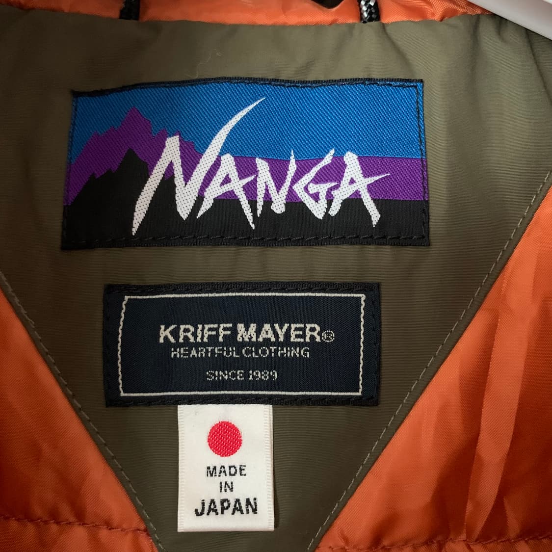 난가 nanga 카키 다운 자켓 오로라 다운 파카 상품이미지7