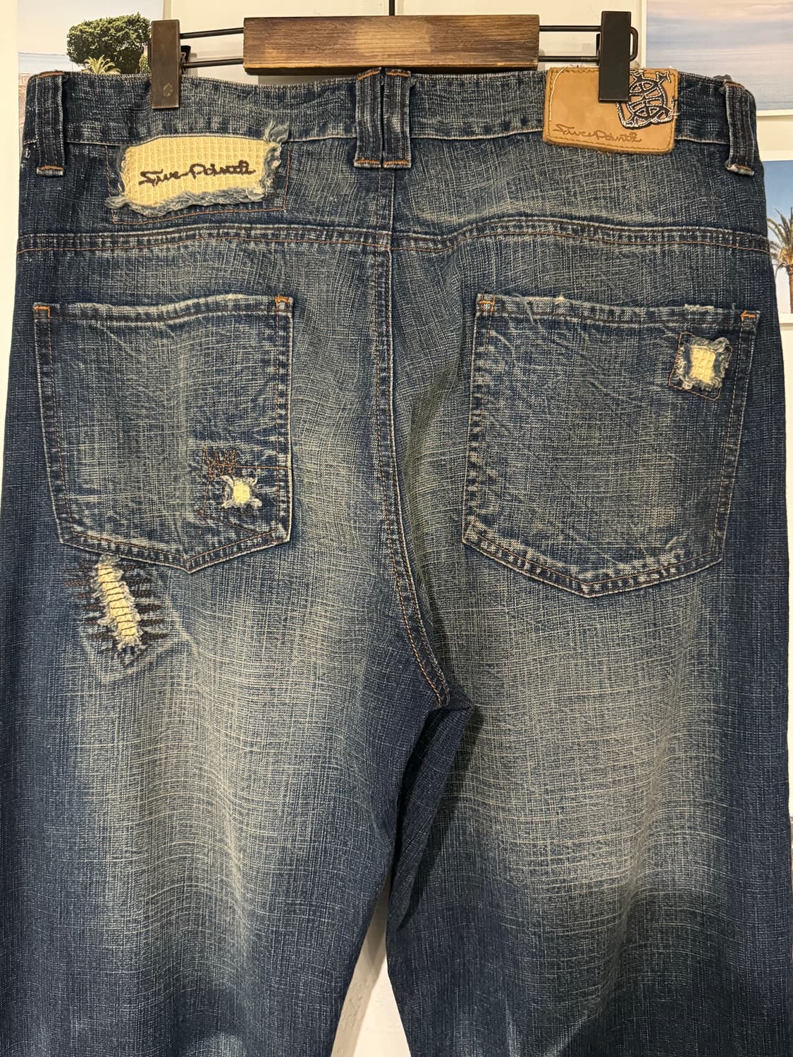 워싱 데님 팬츠 상품이미지7