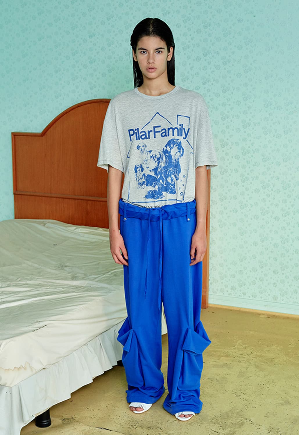 openyy ROLLED WAIST SWEAT CARGO PANTS 상품이미지2