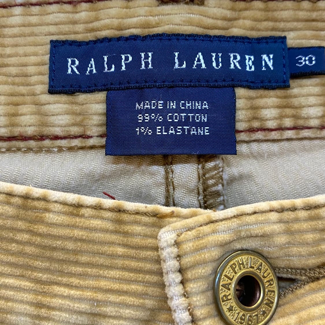 90s 미국 빈티지 폴로랄프로렌 코듀로이 팬츠 골덴바지 상품이미지3