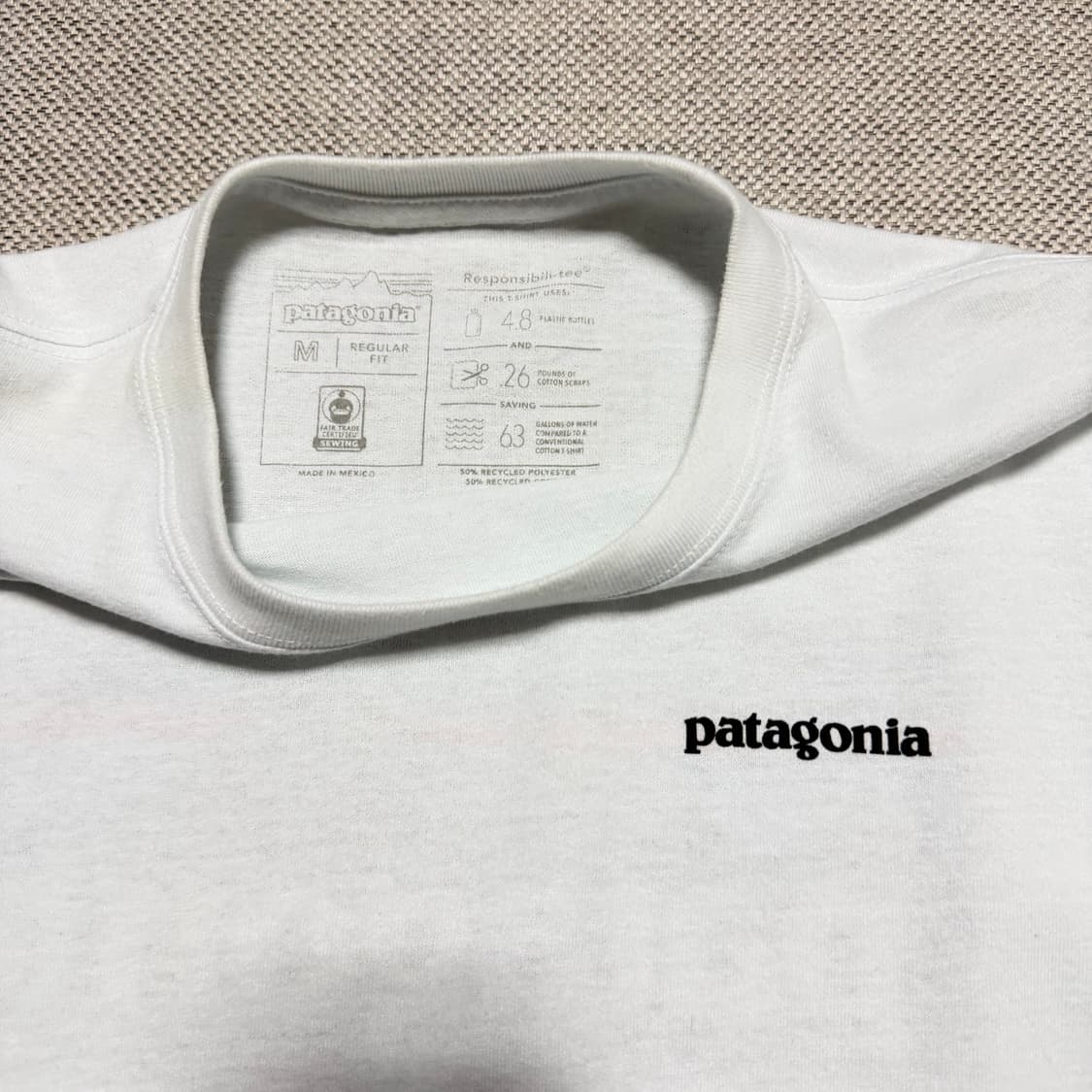 파타고니아 P-6 로고 반팔티 상품이미지2