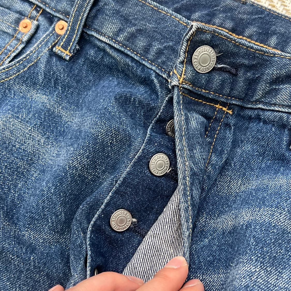 리바이스 프리미엄 501 데님팬츠 r3528 상품이미지4