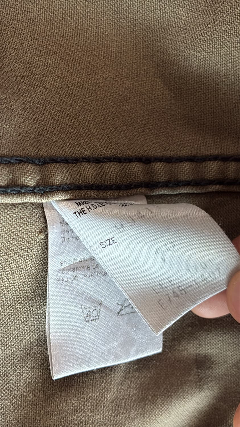 LEE 빈티지 워싱 데님자켓 상품이미지4