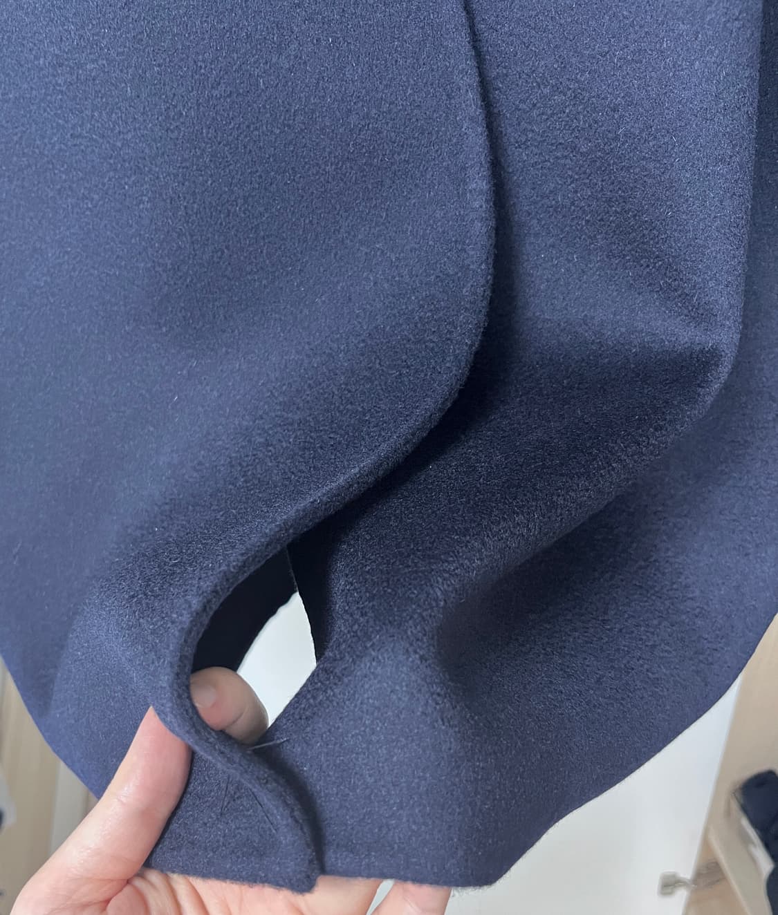 마마가리 봉코트 네이비(50) 새제품 상품이미지3