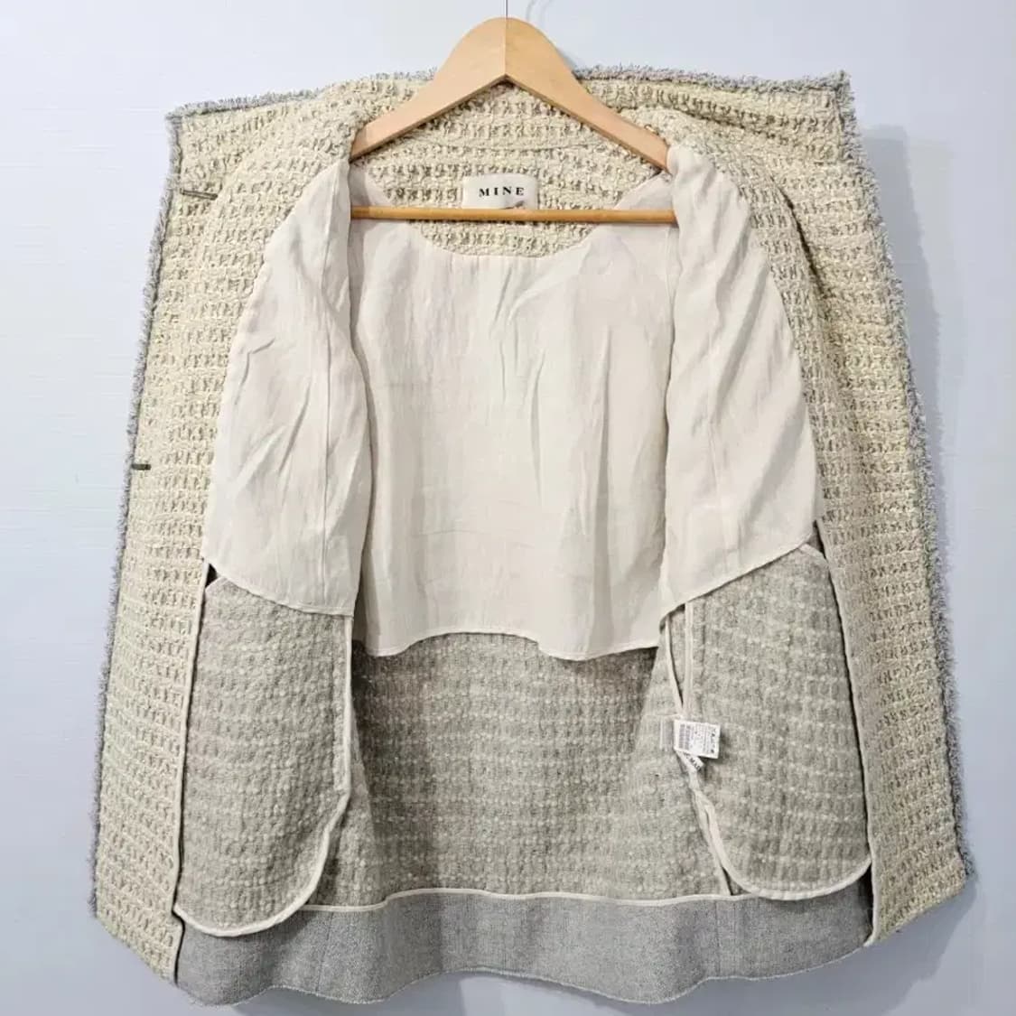 MINE 마인 오버핏 트위드 자켓 ~55 상품이미지10