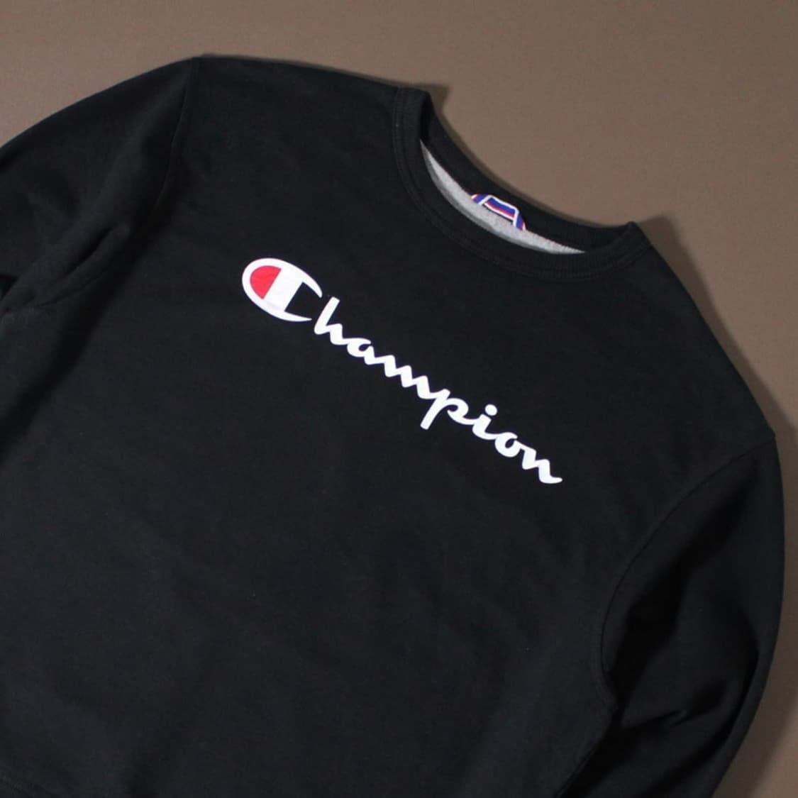 Champion 챔피온 블랙 기모 맨투맨  상품이미지2