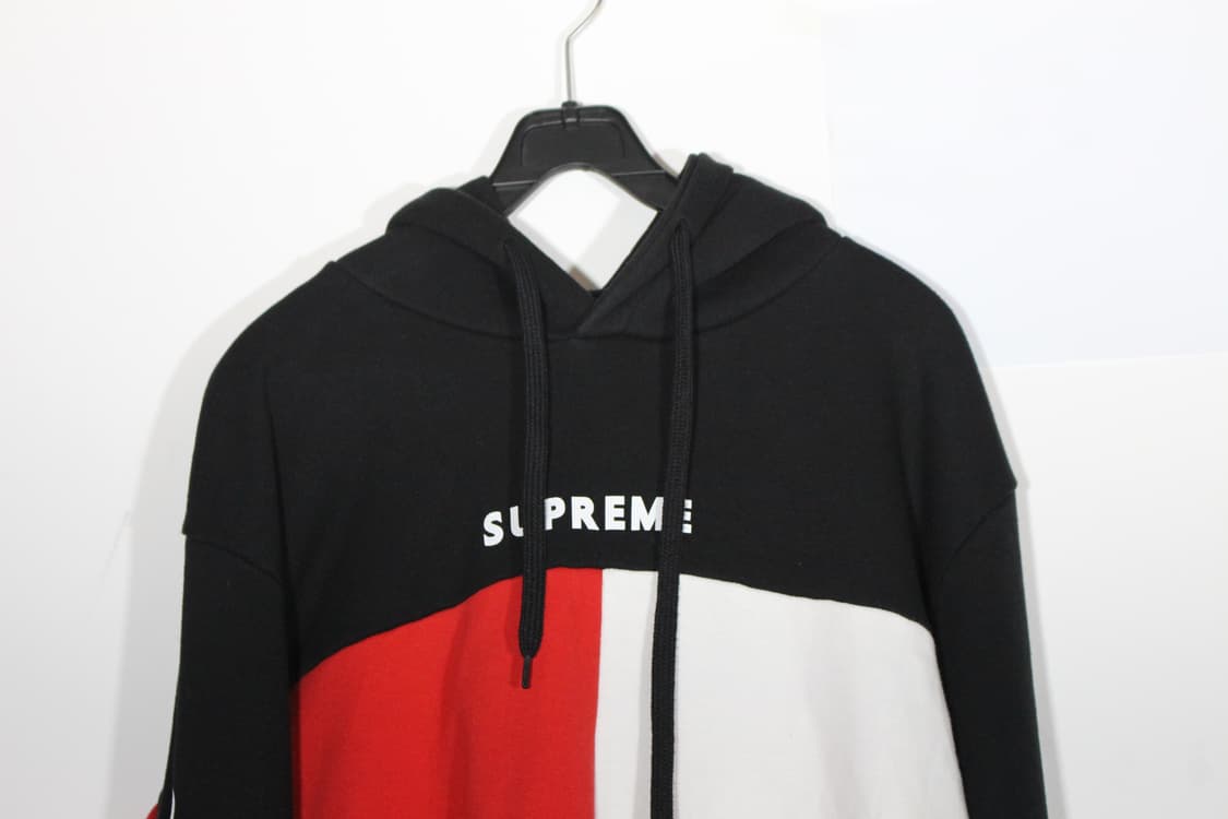 154. Supreme 검정 후드 맨투맨 상품이미지2