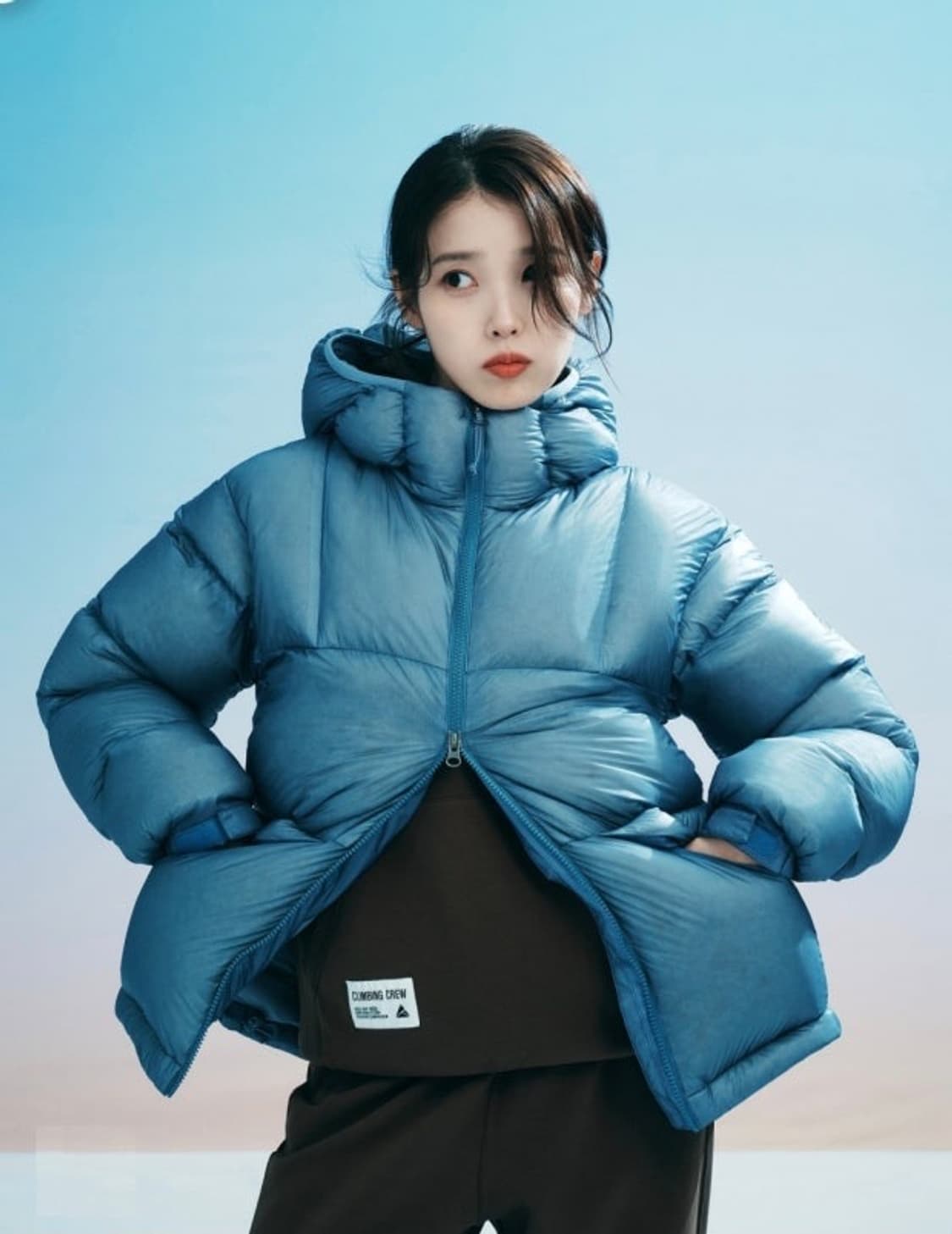 (택없는 새상품) 블랙야크 스톤마스터 패딩 어반블루 95 상품이미지1