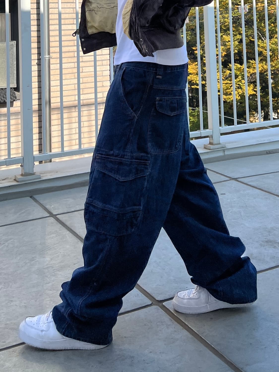 빈티지 카고 데님 팬츠 상품이미지1