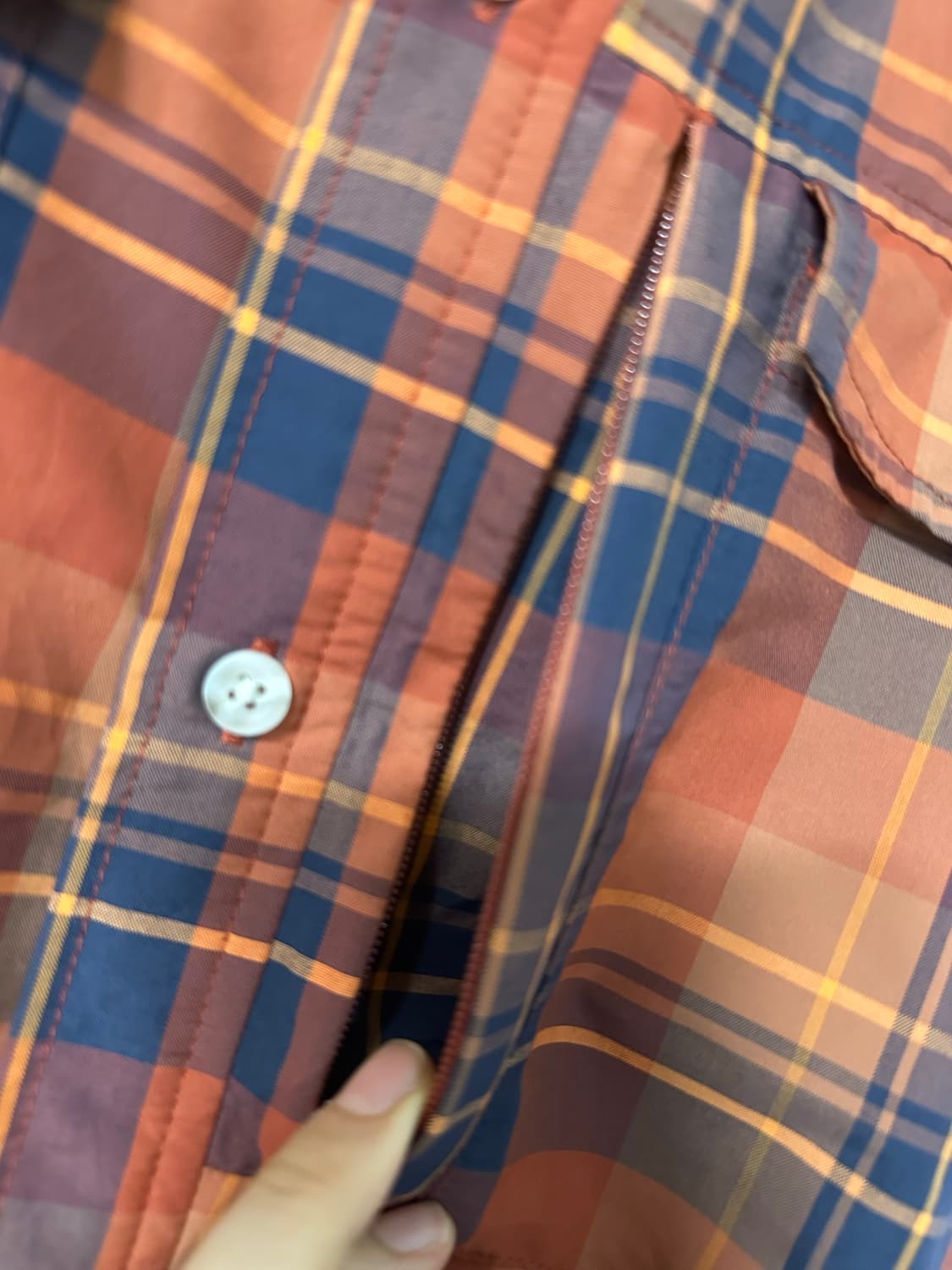 엘엘빈 L.L.Bean 체크 기능성 반팔 셔츠 아웃도어 낚시 캠핑 XL 상품이미지4