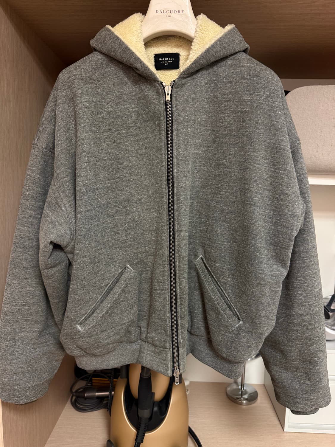 피어오브갓 5th 기모 후드 집업 상품이미지1