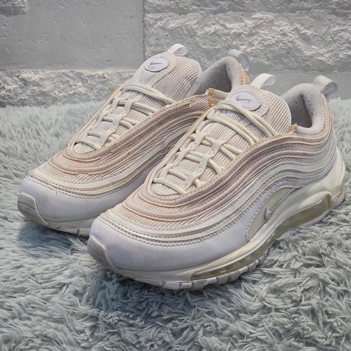 8q-26:나이키 에어맥스 97 화이트 (23.5cm) 상품이미지1