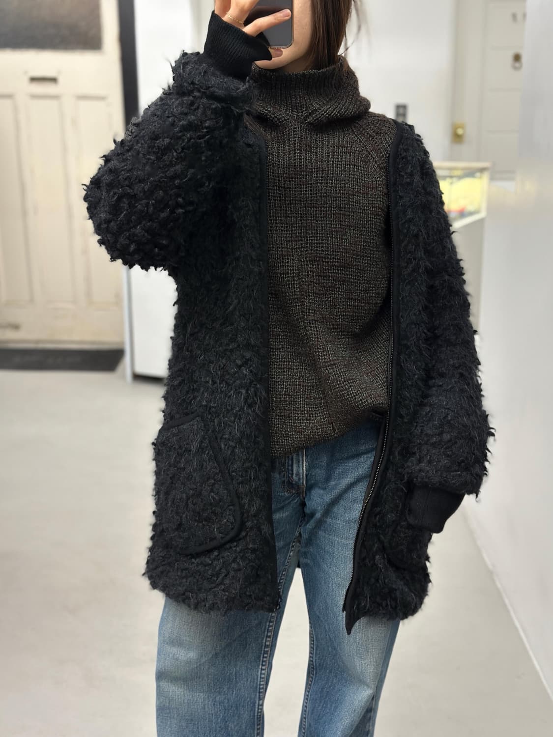 요지야마모토 플리스 자켓 상품이미지2