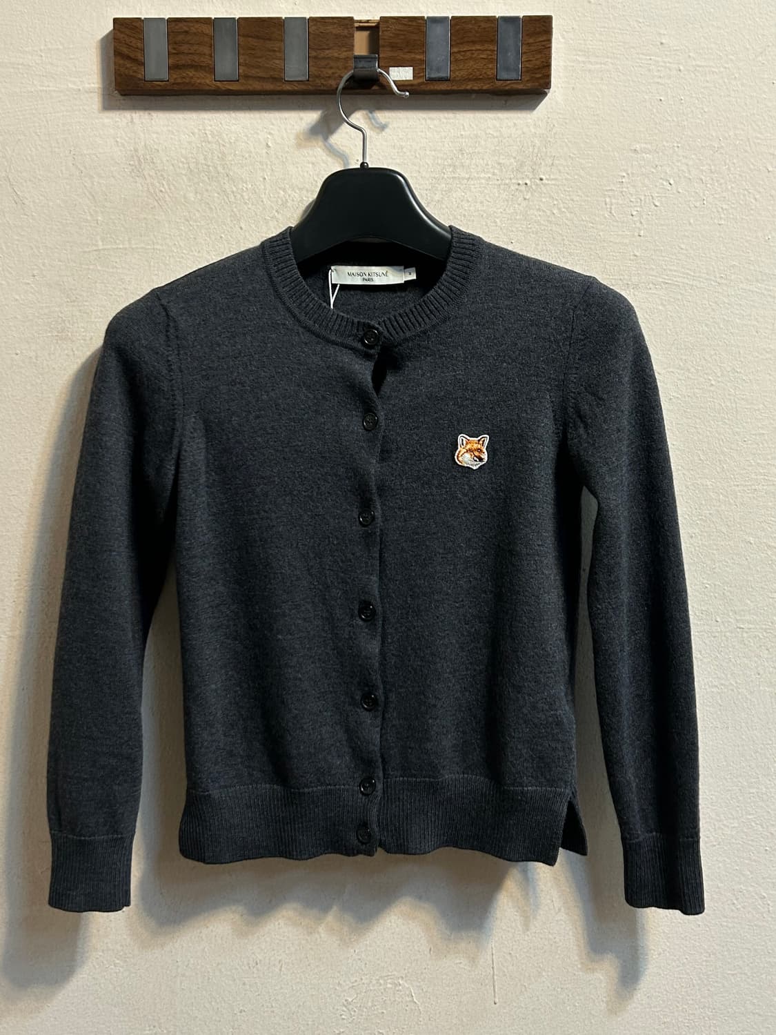 메종 키츠네 울 폭스 패치 가디건 상품이미지1