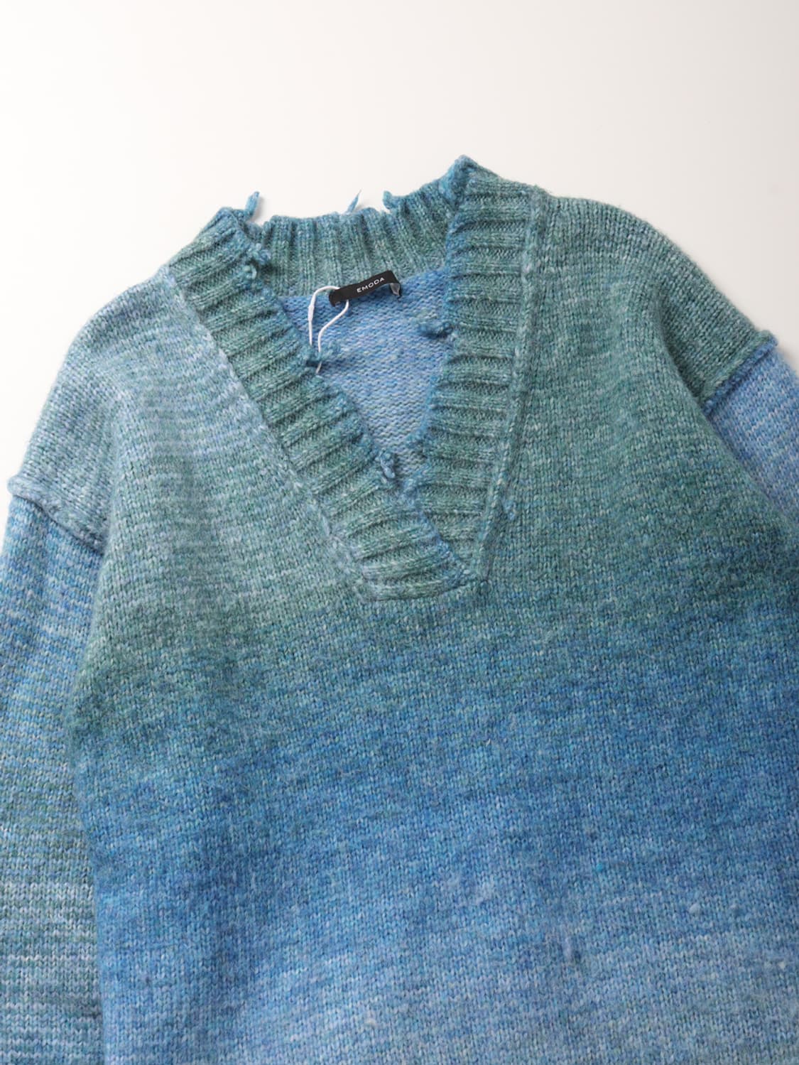 EMODA Over V Neck Crash Knit 상품이미지7
