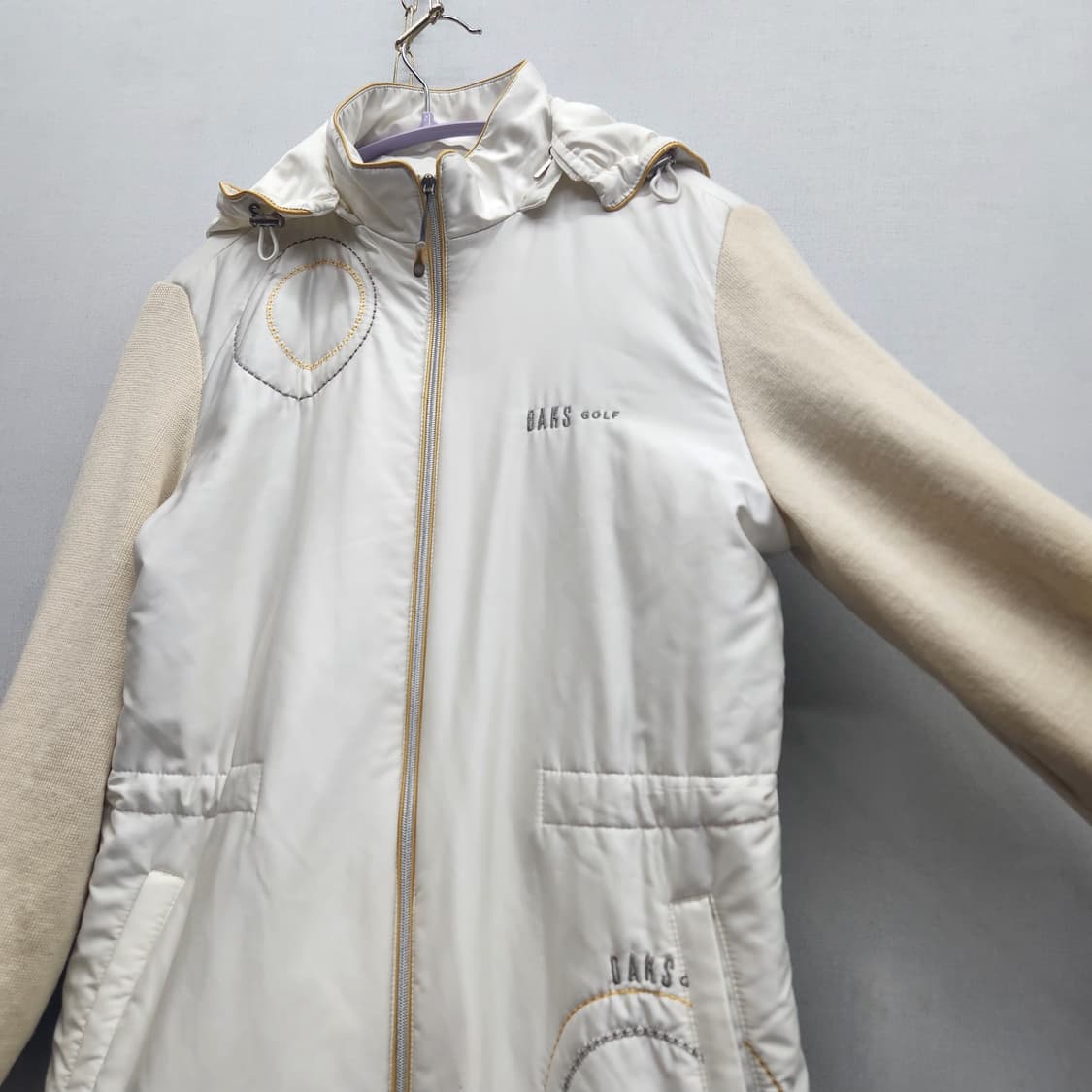 닥스골프 소매니트 후드점퍼 S 상품이미지3