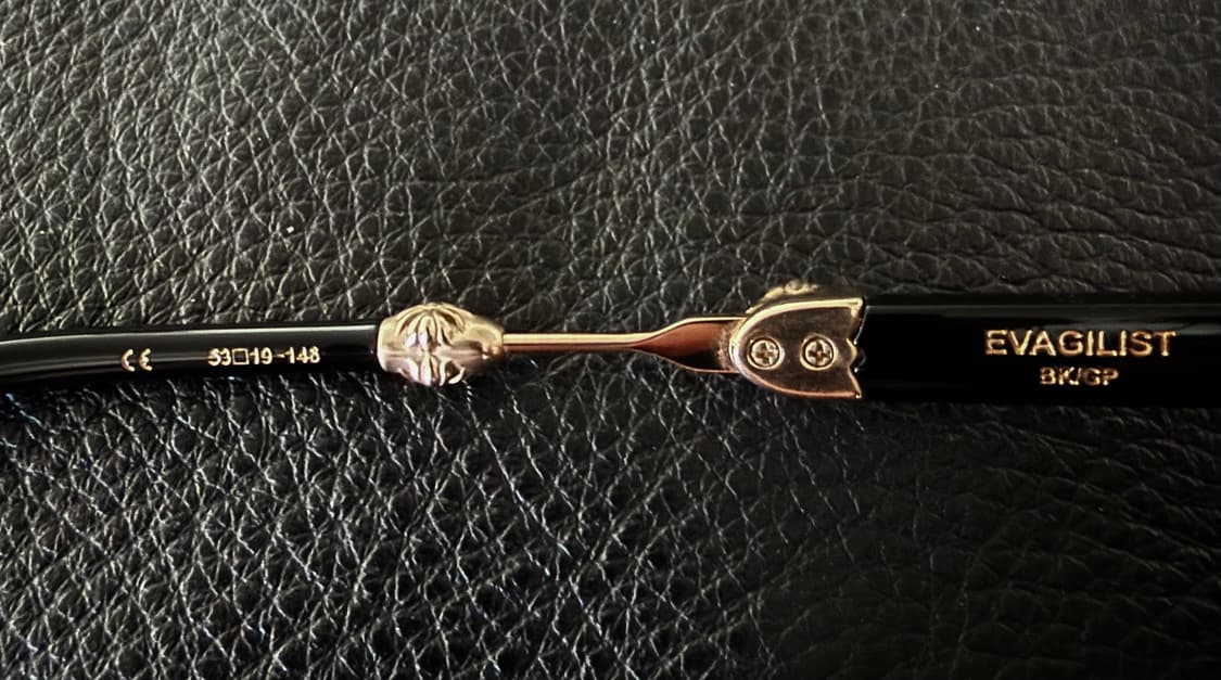 크롬하츠 에바질리스트 블랙/골드 안경 상품이미지10