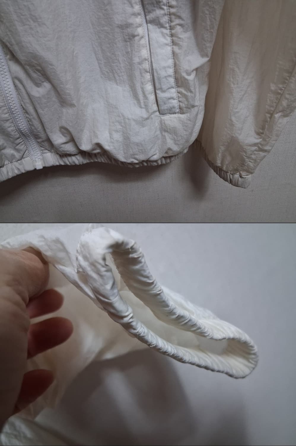 라코스테 아이보리 바람막이 후드점퍼 남성 L 상품이미지6