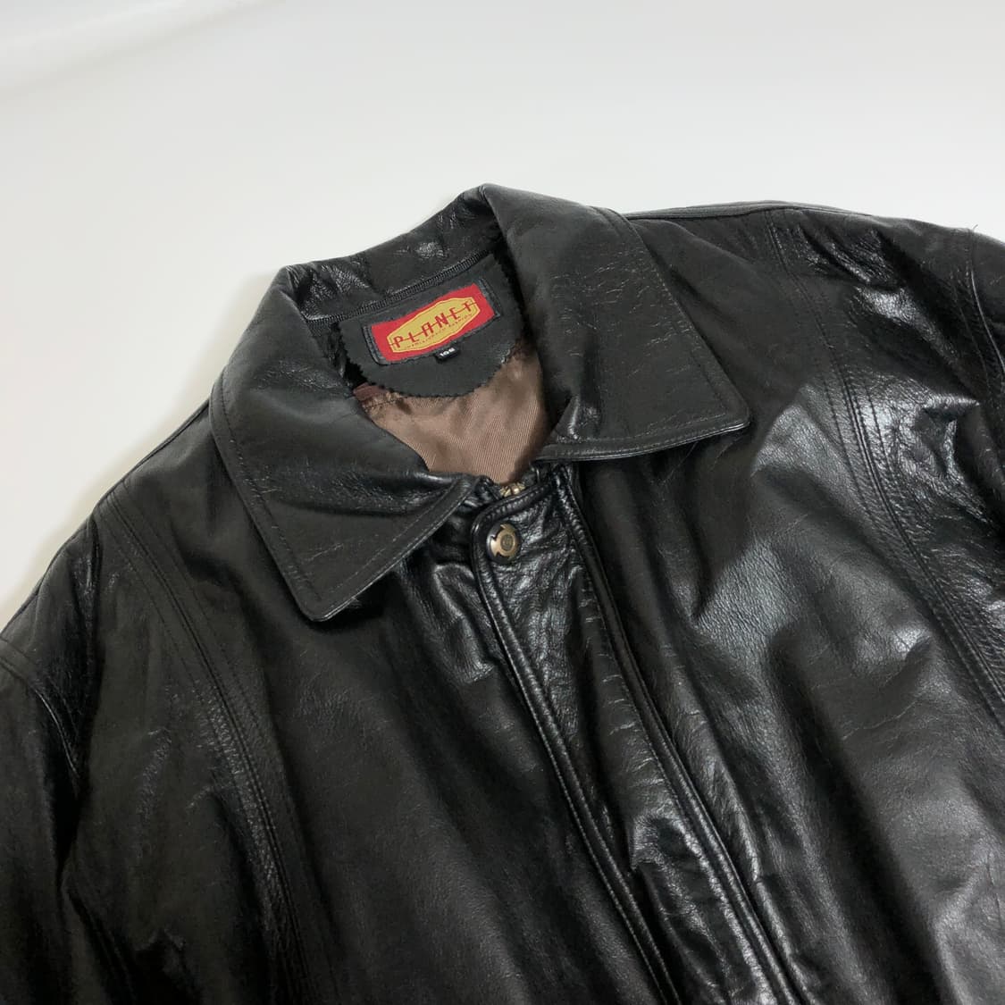 Planet 소가죽 점퍼(오리털내피) XL 상품이미지2