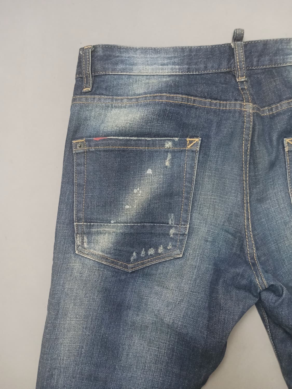 [34] 디스퀘어드2 멀티페인팅 레드탭 슬림진 청바지 상품이미지8