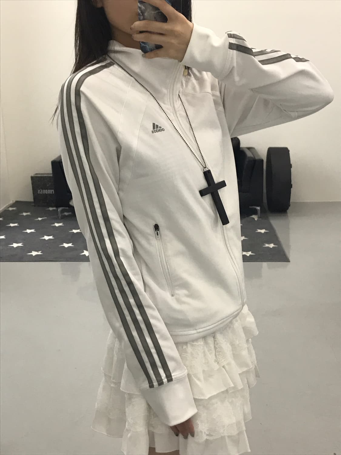 Adidas White & Silver Jersey 상품이미지3