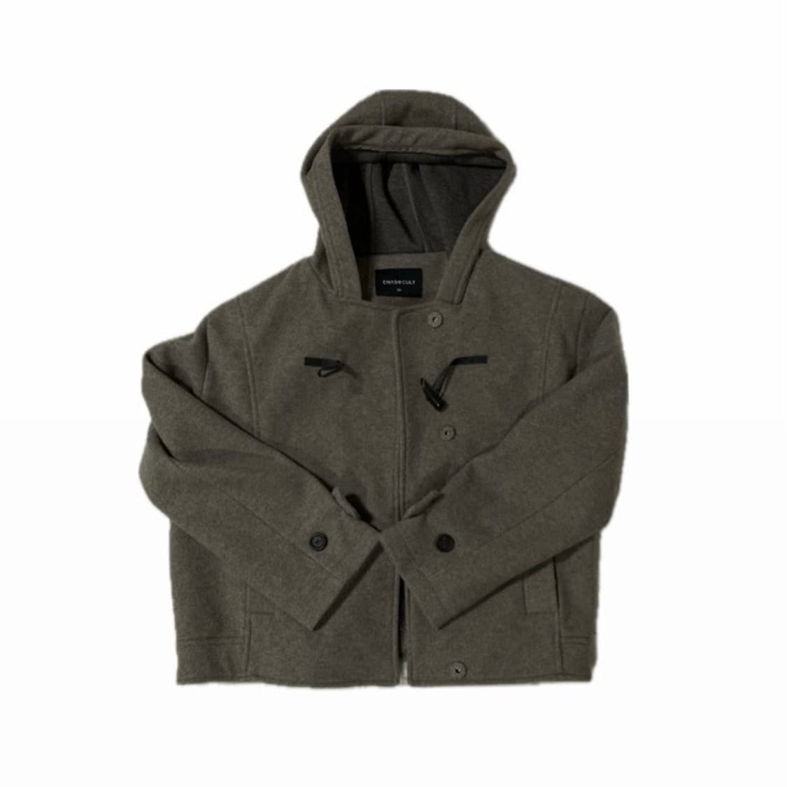 체이스컬트 여성 울라이크 더플 반코트 브라운 상품이미지1