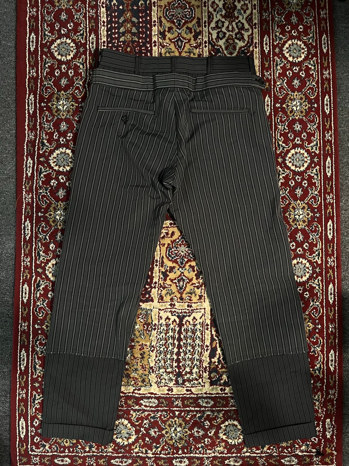 comme des garcons homme plus 도킹 스트라이프 팬츠 상품이미지2