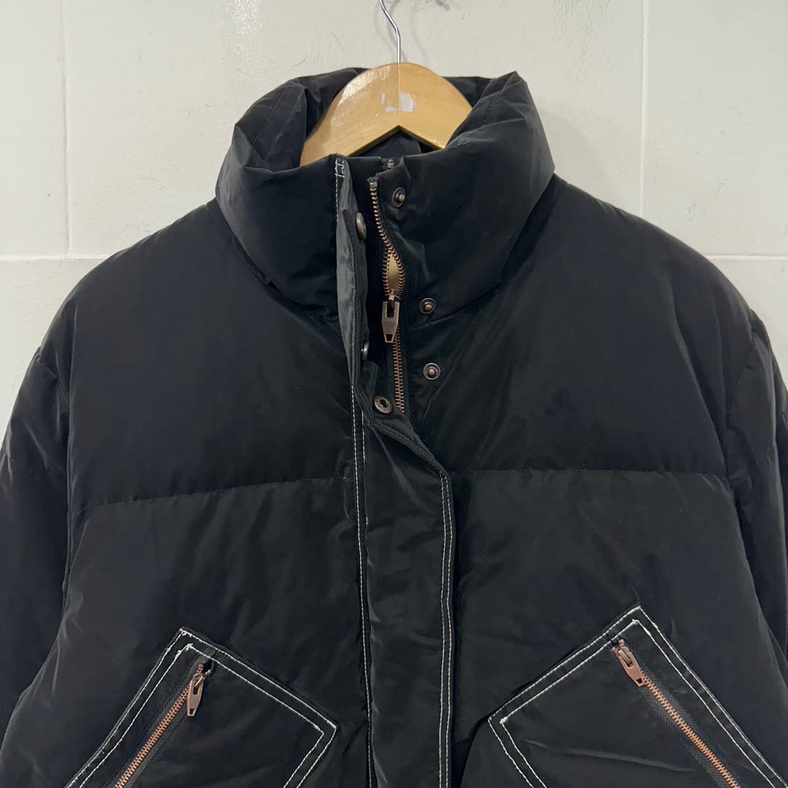 마뗑킴 스티치 코팅 패딩 상품이미지2