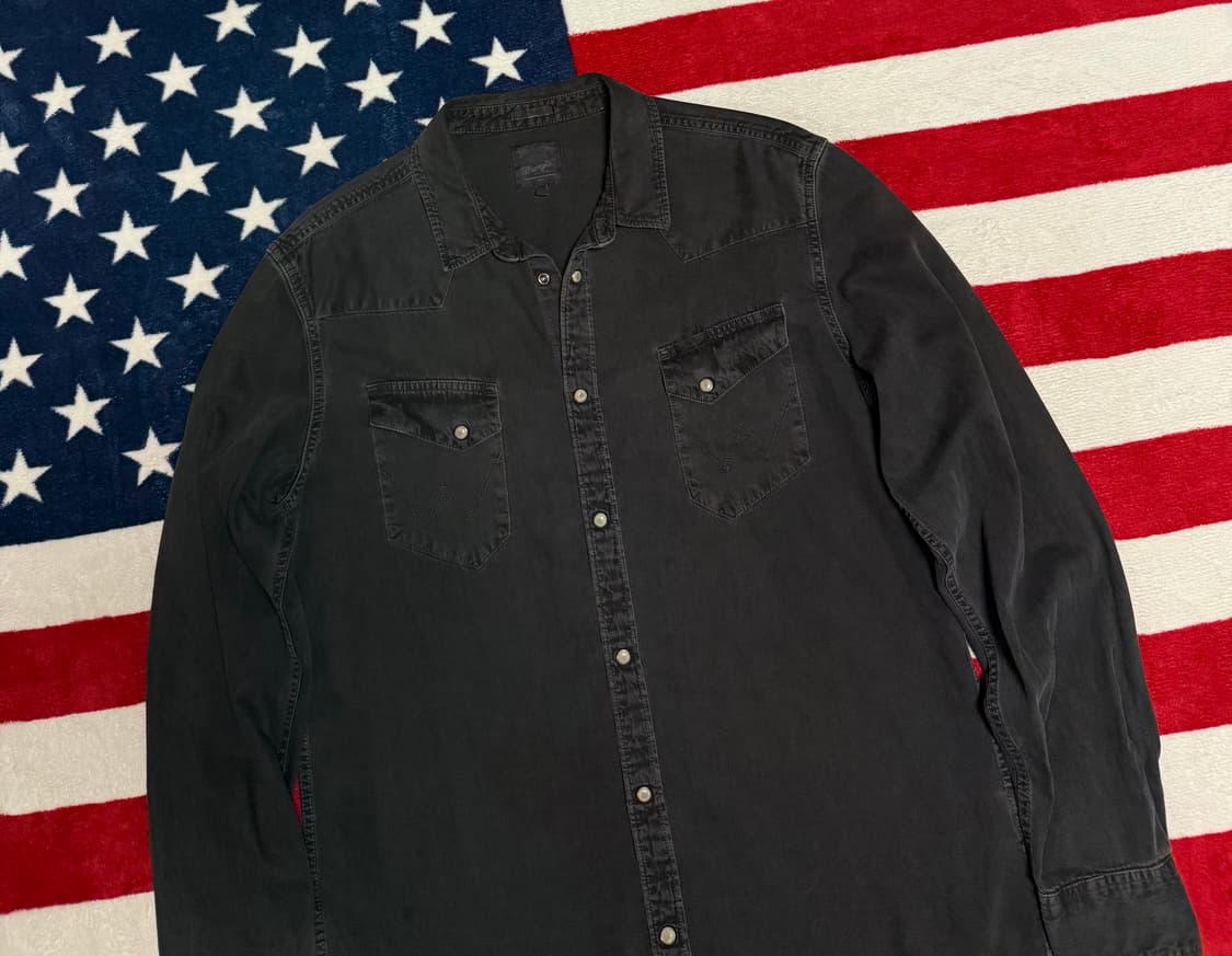 랭글러데님웨스턴셔츠 빈티지남방 wrangler western shirt 상품이미지6