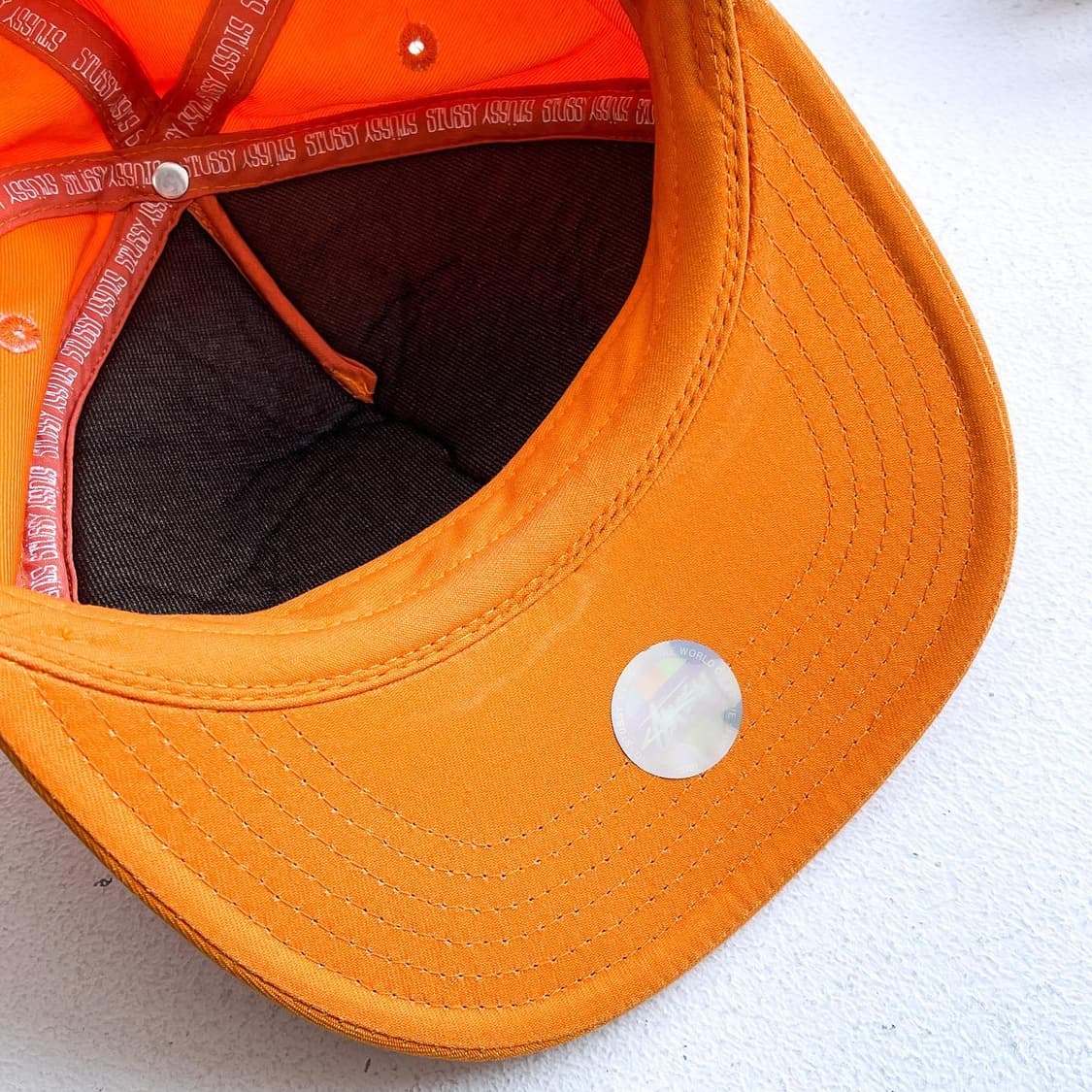 스투시 트룹스 오렌지 6패널 캡 상품이미지6