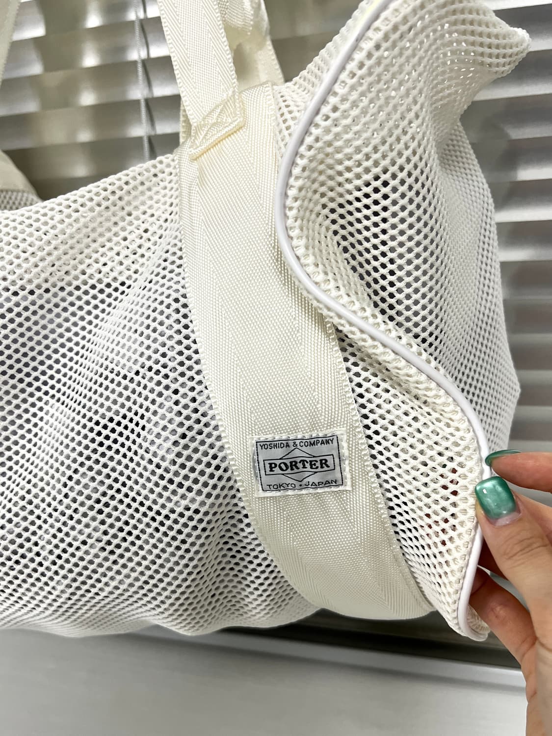 PORTER-MESH 2WAY BAG (White) 상품이미지3