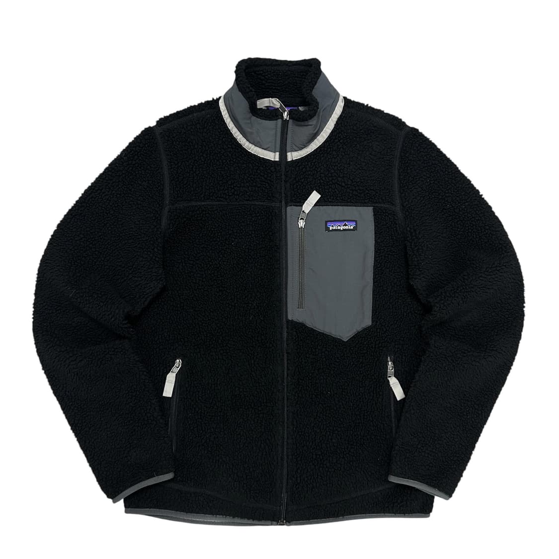 파타고니아 우먼스 레트로X 블랙 파일 플리스 자켓(M) 상품이미지1