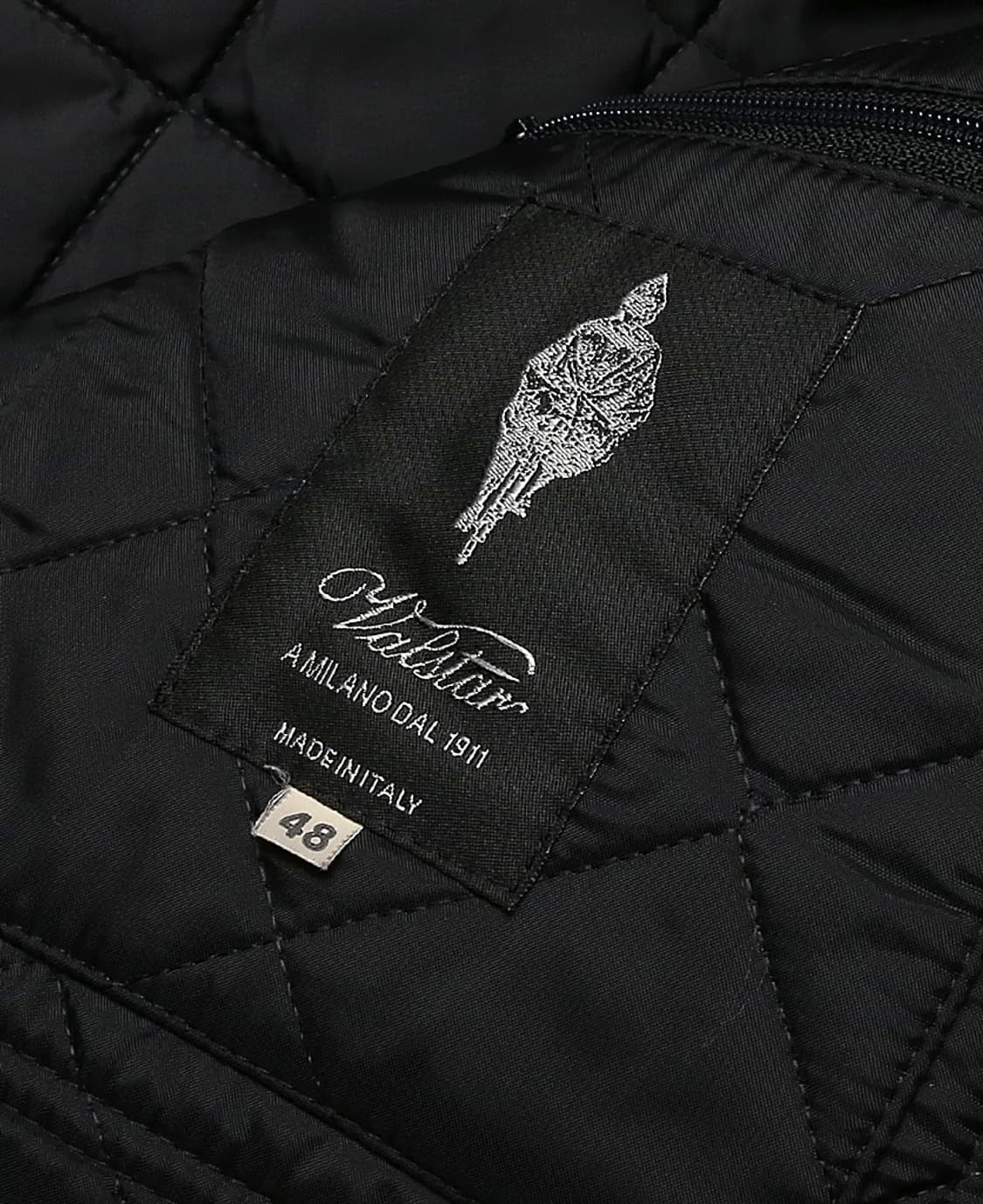 발스타리노 [Valstarino] 블랙 울 블렌디드 퀼팅 A1 자켓 상품이미지5