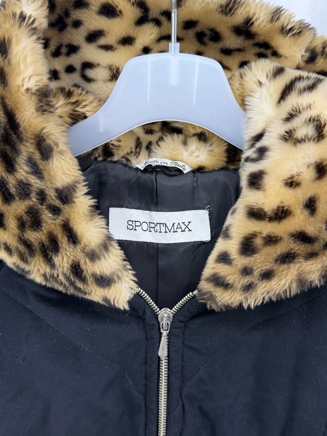 Sportmax Leopard Trim Puffer 상품이미지5