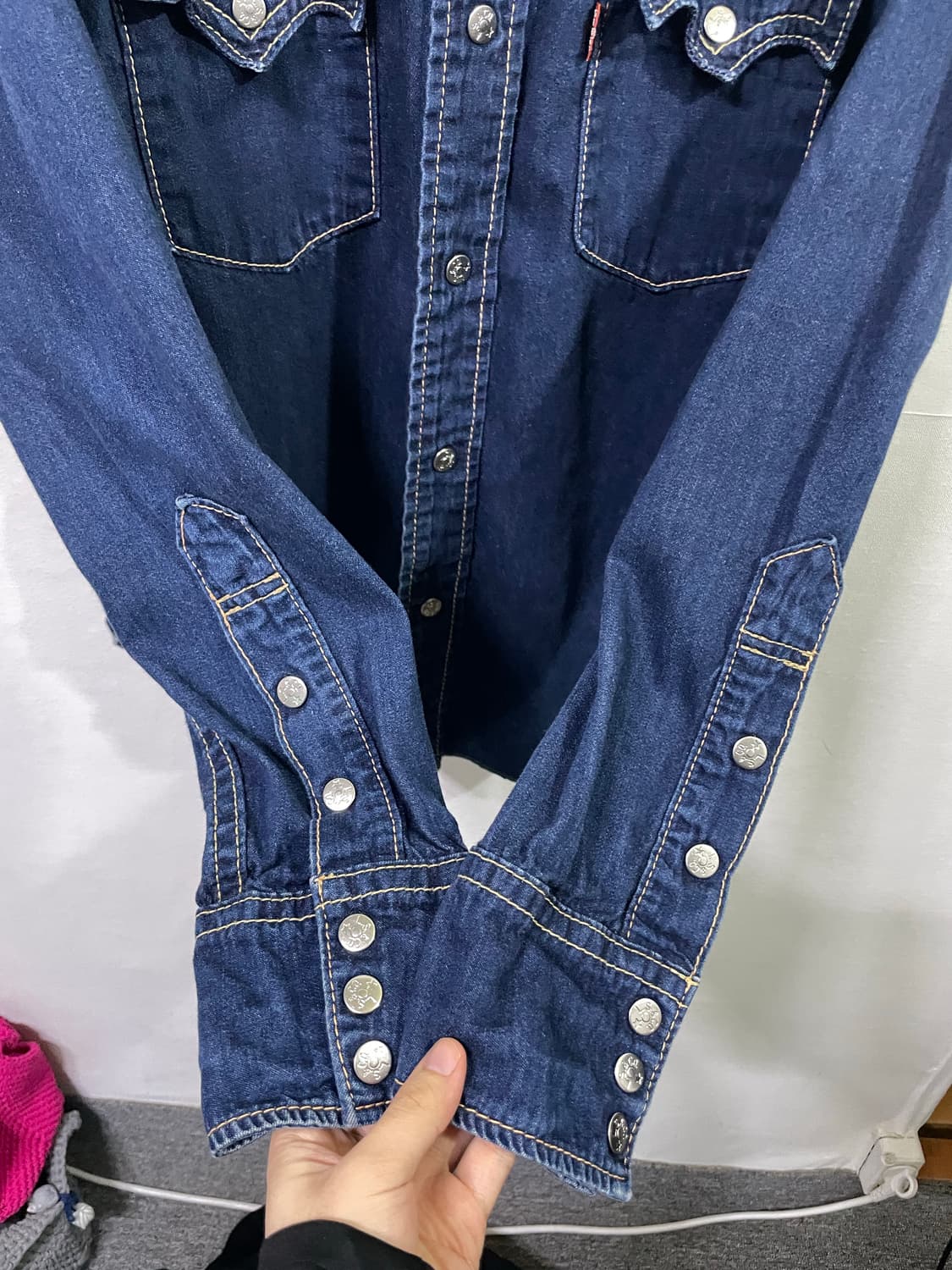 리바이스 type 1 타입원 웨스턴 셔츠 자켓 XL 105-110 상품이미지6