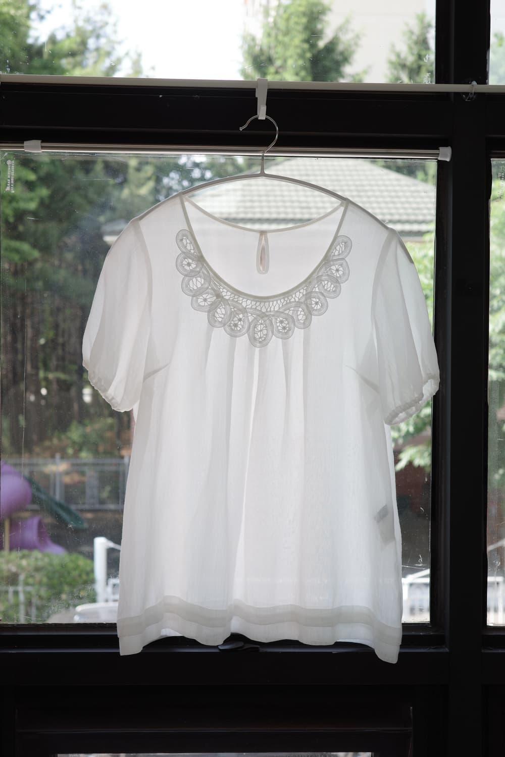 Lauture amont white blouse 상품이미지7