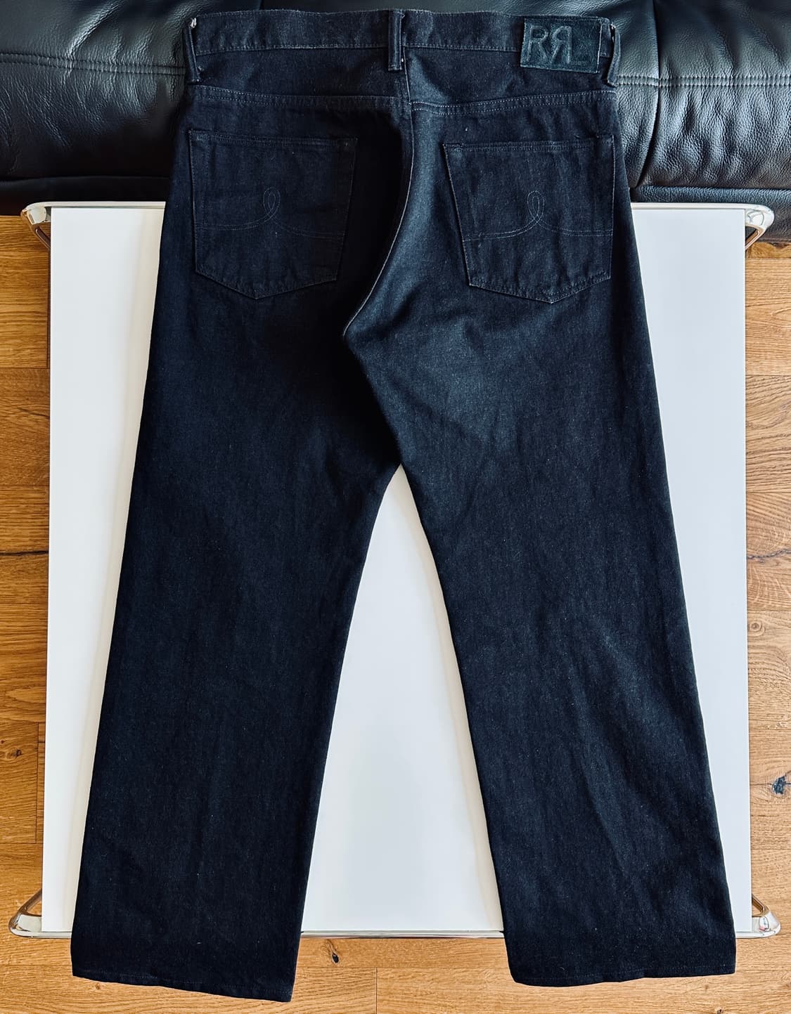 RRL 빈티지 파이브포켓 블랙 온 블랙 진 34 신품 (사이즈 교환) 상품이미지3