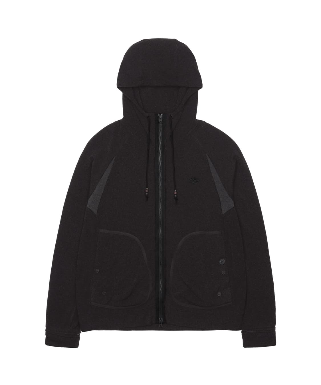 산산기어 KAPAS KNIT ZIP-UP [BLACK] 상품이미지1