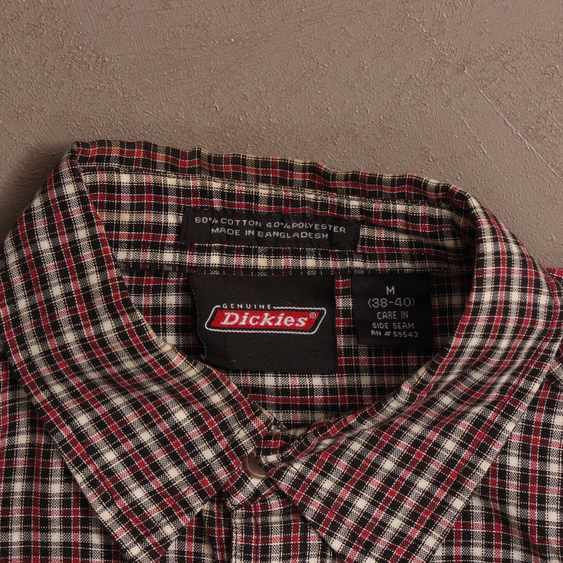 디키즈 체크 워크셔츠 A1585 상품이미지3