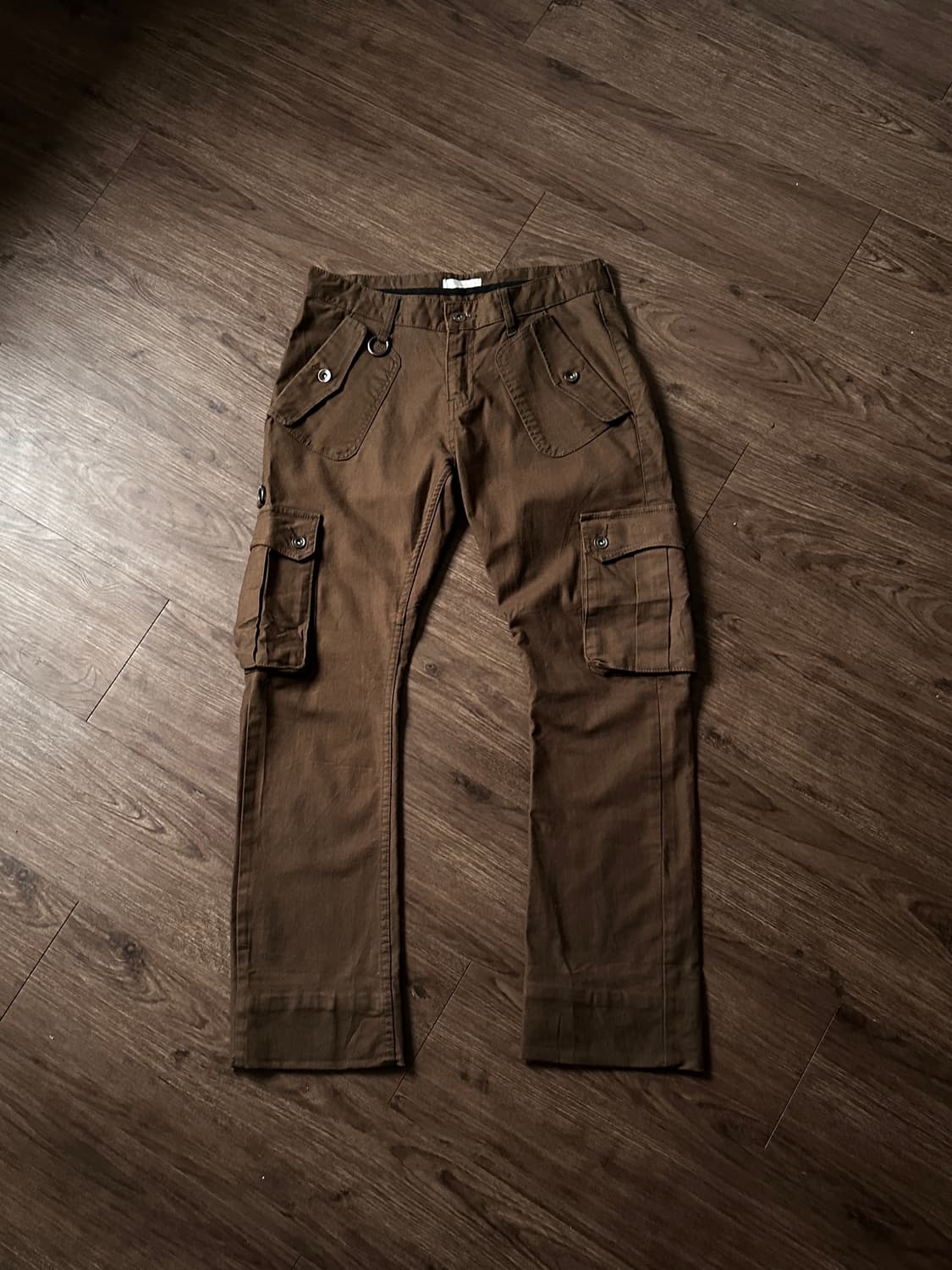 슬림 & 슬래시 디테일 카고 팬츠 상품이미지8